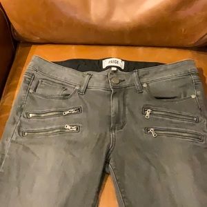 PAIGE Edgemont skinny jeans sz 29 grey wash